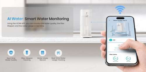 VIOMI inno i1 AI Water Purifier — Instant Hot & Cold, Strontium Mineral Water