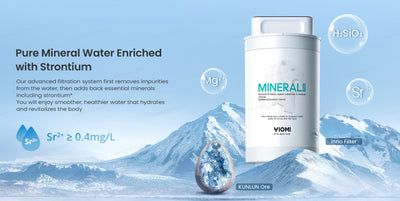 Pure mineral water enriched with strontium – Kunlun ore inno Filter